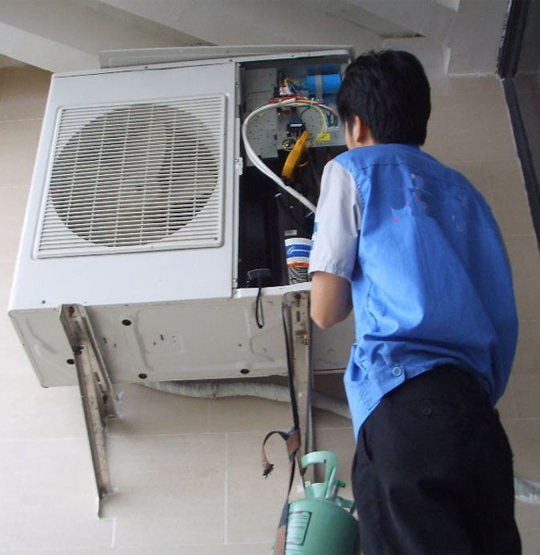 乐业空调开机无反应维修